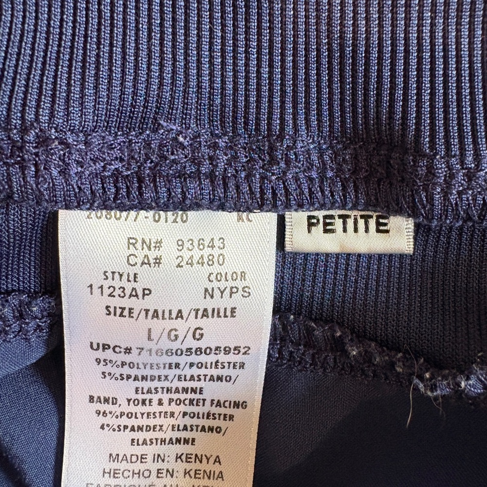 Petite Navy Women's Pants